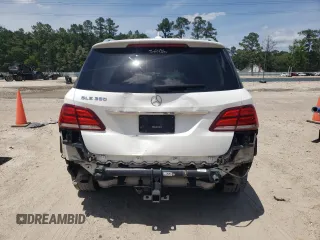 2017 Mercedes-Benz GLE 350 with VIN 4JGDA5JB8HA825720, listed as a Copart auction lot 57181155 with 51,127 mi miles and Salvage title. Bid and sale history available at DreamBid. Image 6.