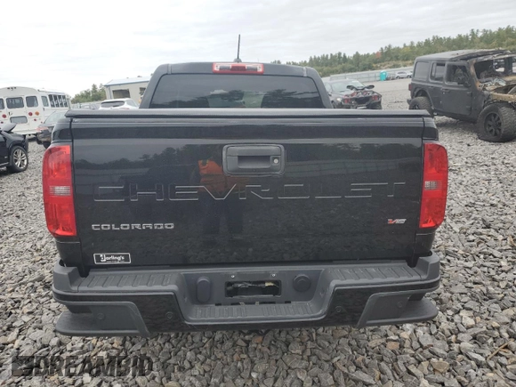 2021 Chevrolet Colorado 4WD LT with VIN 1GCGTCEN5M1102440, listed as a Copart auction lot 74025964 with Not provided miles and Salvage title. Bid and sale history available at DreamBid. Image 6.