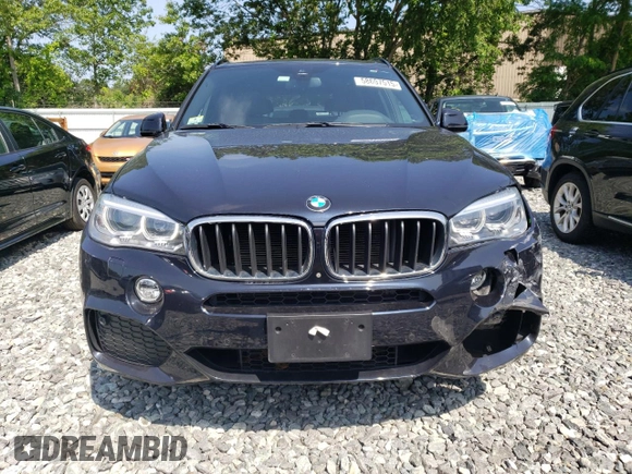 2017 BMW X5 xDrive35i with VIN 5UXKR0C37H0X80867, listed as a Copart auction lot 58697515 with 54,191 mi miles and Salvage title. Bid and sale history available at DreamBid. Image 5.