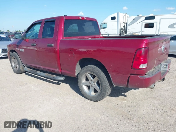 2014 Ram 1500 Express with VIN 1C6RR6FTXES311021, listed as a IAAI auction lot 42095989 with 138,862 mi miles and . Bid and sale history available at DreamBid. Image 3.