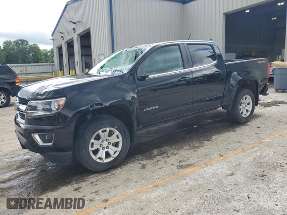 2019 Chevrolet Colorado 4WD LT with VIN 1GCGTCENXK1134524, listed as a Copart auction lot 60968805 with 118,049 mi miles and Salvage title. Bid and sale history available at DreamBid. Image 1.