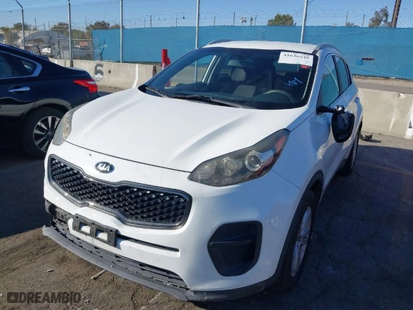 2017 Kia Sportage LX with VIN KNDPM3AC5H7262807, listed as a IAAI auction lot 41636243 with 54,478 mi miles. Bid and sale history available at carsss.com. Image 2.