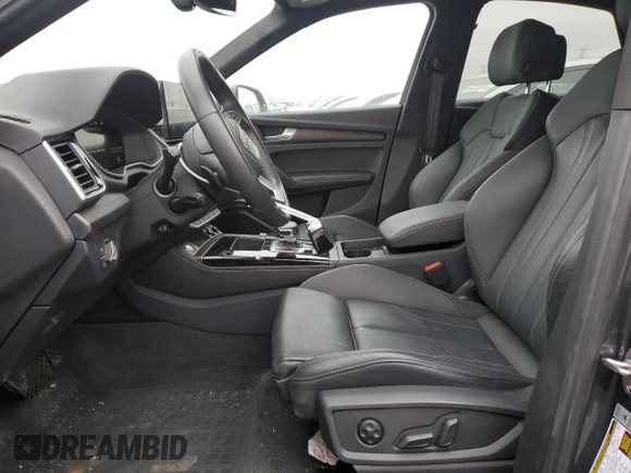 2023 Audi Q5 Sportback S line Premium Plus with VIN WA15AAFYXP2018956, listed as a Copart auction lot 41802925 with 22,132 mi miles and Salvage title. Bid and sale history available at DreamBid. Image 7.