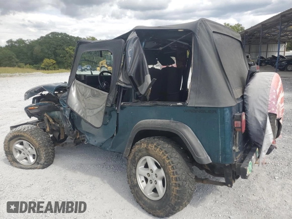 1995 Jeep Wrangler S with VIN 1J4FY19P6SP296140, listed as a Copart auction lot 72147134 with 182,049 mi miles and Salvage Title. Bid and sale history available at carsss.com. Image 2.