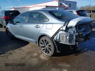 2021 Toyota Corolla SE with VIN JTDP4MCE3MJ054037, listed as a IAAI auction lot 41513459 with 67,250 mi miles. Bid and sale history available at carsss.com. Image 3.