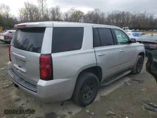 2017 Chevrolet Tahoe Commercial with VIN 1GNSKDEC2HR355831, listed as a Copart auction lot 84257604 with 222,789 mi miles and Salvage Title. Bid and sale history available at carsss.com. Image 3.