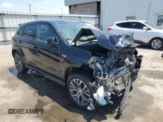 2019 Mitsubishi Outlander ES with VIN JA4AP3AU4KU034077, listed as a Copart auction lot 57586075 with 49,375 mi miles and Salvage title. Bid and sale history available at DreamBid. Image 4.
