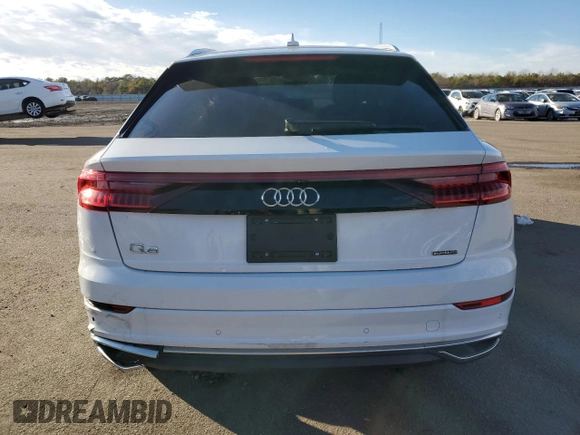 2023 Audi Q8 Premium with VIN WA1AVBF11PD024709, listed as a Copart auction lot 86481534 with 22,507 mi miles and Salvage title. Bid and sale history available at DreamBid. Image 6.