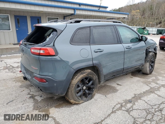 2014 Jeep Cherokee Trailhawk z VIN 1C4PJMBS1EW284275, wystawiony jako Copart lot #80191034 z przebiegiem 105 398 mil mil oraz Szkoda całkowita • Salvage title. Historia ofert i sprzedaży dostępna na DreamBid. Obrazek 3.