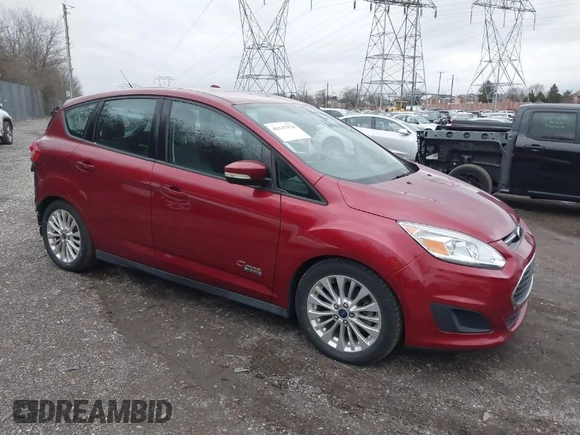 2017 Ford C-Max Energi SE with VIN 1FADP5EU2HL111316, listed as a IAAI auction lot 41147978 with 60,948 mi miles. Bid and sale history available at carsss.com. Image 1.
