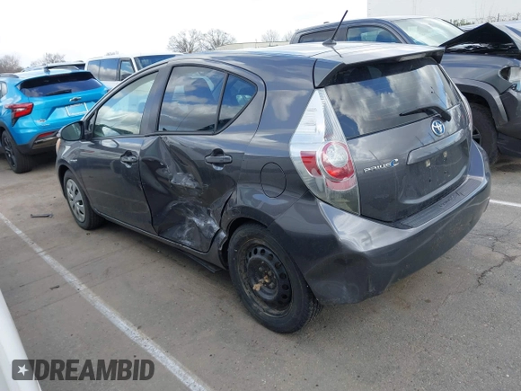 2013 Toyota Prius One with VIN JTDKDTB3XD1531535, listed as a IAAI auction lot 41723774 with 135,518 mi miles. Bid and sale history available at carsss.com. Image 3.
