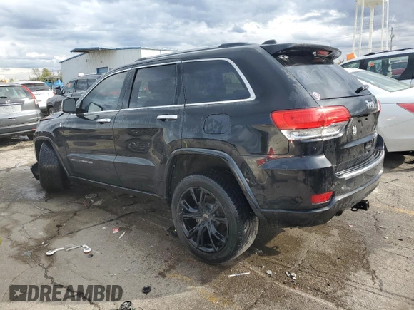 2014 Jeep Grand Cherokee Overland with VIN 1C4RJECG1EC556155, listed as a Copart auction lot 75641034 with 116,549 mi miles and Salvage Title. Bid and sale history available at carsss.com. Image 2.