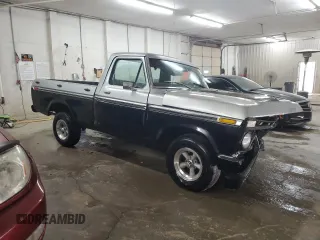 1977 Ford Ranger with VIN F15BN021617, listed as a Copart auction lot 79093924 with 60,808 mi miles and Salvage Title. Bid and sale history available at DreamBid. Image 4.