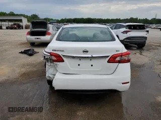 2015 Nissan Sentra S with VIN 3N1AB7AP1FY301302, listed as a Copart auction lot 53671685 with 71,041 mi miles and Salvage Title. Bid and sale history available at carsss.com. Image 6.