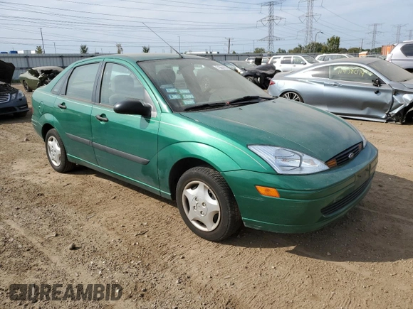 2002 Ford Focus LX with VIN 1FAFP33PX2W150929, listed as a Copart auction lot 71664474 with 61,505 mi miles and Salvage Title. Bid and sale history available at DreamBid. Image 4.