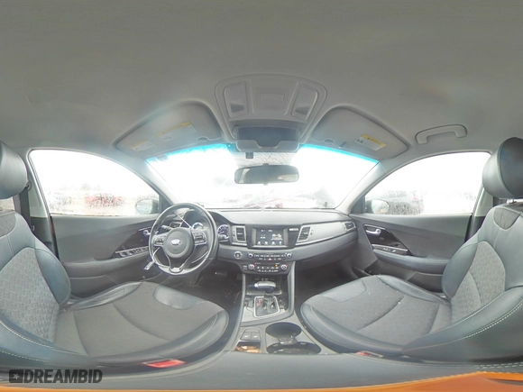 2017 Kia Niro EX with VIN KNDCC3LC8H5034018, listed as a Copart auction lot 52252075 with 71,120 mi miles and Salvage Title. Bid and sale history available at carsss.com. Image 13.