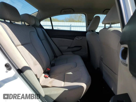 2014 Honda Civic Sedan LX with VIN 2HGFB2F57EH509316, listed as a Copart auction lot 55351175 with 180,061 mi miles and Clean Title. Bid and sale history available at carsss.com. Image 10.