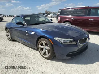 2011 BMW Z4 sDrive30i with VIN WBALM5C52BE378443, listed as a Copart auction lot 74115084 with 0 mi miles and Salvage Title. Bid and sale history available at carsss.com. Image 4.