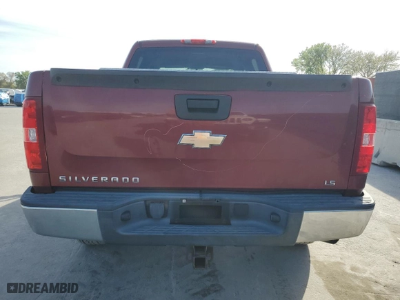 2009 Chevrolet Silverado 1500 LS with VIN 3GCEC13C79G189618, listed as a Copart auction lot 47524025 with 114,225 mi miles and Salvage Title. Bid and sale history available at carsss.com. Image 6.