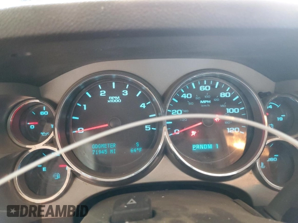 2013 Chevrolet Silverado 3500HD LT with VIN 1GC4K0C82DF236682, listed as a Copart auction lot 44564275 with 71,945 mi miles and Salvage Title. Bid and sale history available at carsss.com. Image 9.