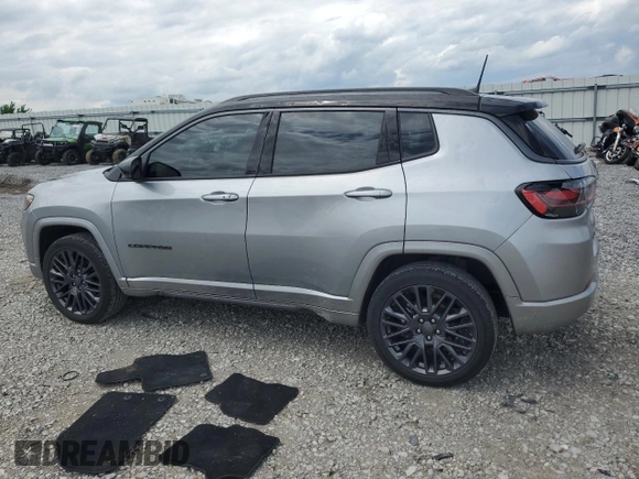 2022 Jeep Compass High Altitude with VIN 3C4NJDCB6NT104462, listed as a Copart auction lot 58745635 with 17,366 mi miles and Salvage title. Bid and sale history available at DreamBid. Image 2.