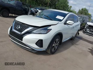 2020 Nissan Murano S with VIN 5N1AZ2AJ6LN163493, listed as a IAAI auction lot 42591964 with 43,989 mi miles and . Bid and sale history available at DreamBid. Image 2.