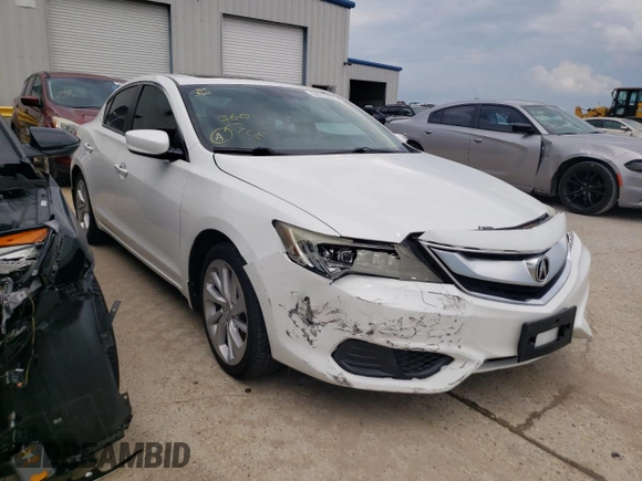 2017 Acura ILX Premium with VIN 19UDE2F76HA012311, listed as a Copart auction lot 58770375 with Not provided miles and Salvage title. Bid and sale history available at DreamBid. Image 4.