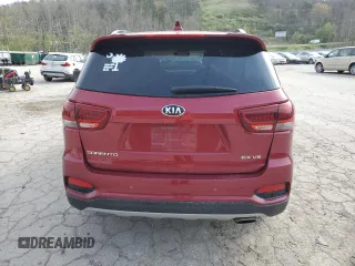 2019 Kia Sorento EX with VIN 5XYPHDA59KG567720, listed as a Copart auction lot 52944355 with 75,114 mi miles and Salvage Title. Bid and sale history available at DreamBid. Image 6.