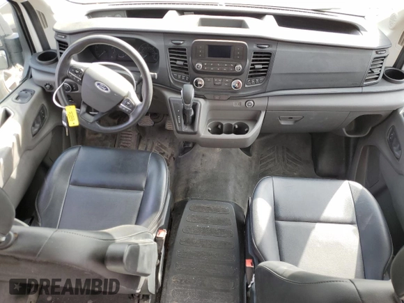 2021 Ford Transit Cargo with VIN 1FTBR1C88MKB00153, listed as a Copart auction lot 41636224 with 21,072 mi miles and Salvage Title. Bid and sale history available at DreamBid. Image 8.