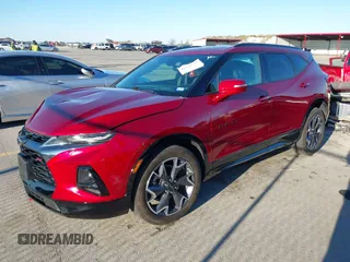 2022 Chevrolet Blazer RS with VIN 3GNKBERS9NS143962, listed as a IAAI auction lot 41347308 with 18,711 mi miles. Bid and sale history available at carsss.com. Image 17.