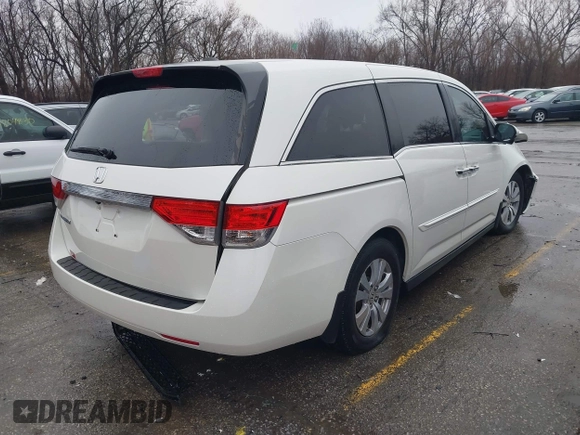 2016 Honda Odyssey EX-L z VIN 5FNRL5H6XGB032969, wystawiony jako IAAI lot #41168912 z przebiegiem 92 576 mil mil oraz . Historia ofert i sprzedaży dostępna na DreamBid. Obrazek 4.