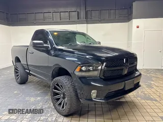 2015 Ram 1500 Express with VIN 3C6JR6AG0FG540131, listed as a Copart auction lot 63530555 with 110,014 mi miles and Clean title. Bid and sale history available at DreamBid. Image 1.