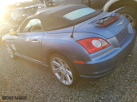 2005 Chrysler Crossfire Limited with VIN 1C3AN65L55X058376, listed as a Copart auction lot 74088984 with 0 miles and Salvage Title. Bid and sale history available at carsss.com. Image 2.