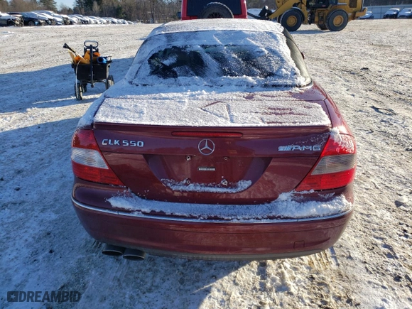 2007 Mercedes-Benz CLK-Class 5.5L with VIN WDBTK72F77T081510, listed as a Copart auction lot 42122845 with 109,032 mi miles and Clean Title. Bid and sale history available at carsss.com. Image 6.