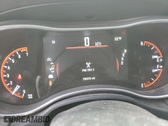 2018 Dodge Durango Citadel with VIN 1C4RDJEG6JC176929, listed as a Copart auction lot 85669654 with 78,373 mi miles and Salvage title. Bid and sale history available at DreamBid. Image 9.
