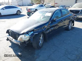 2012 Infiniti G25 Sedan Journey with VIN JN1DV6AP0CM701512, listed as a IAAI auction lot 41331309 with 1 mi miles. Bid and sale history available at carsss.com. Image 2.