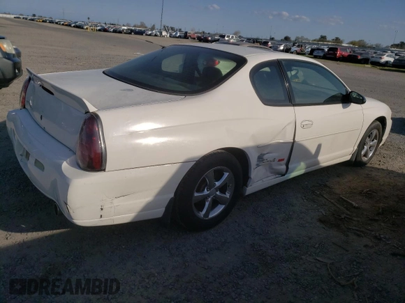 2001 Chevrolet Monte Carlo SS with VIN 2G1WX15KX19136335, listed as a Copart auction lot 48341105 with 211,073 mi miles and Salvage Title. Bid and sale history available at carsss.com. Image 3.