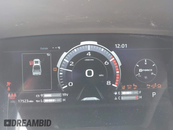 2024 Toyota Tundra 1794 Edition with VIN 5TFMA5DBXRX142402, listed as a IAAI auction lot 42619668 with 17,523 mi miles and . Bid and sale history available at DreamBid. Image 7.