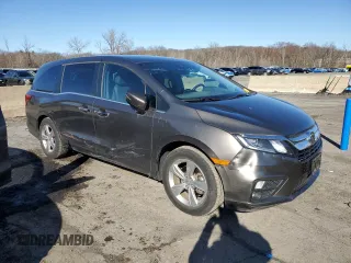2019 Honda Odyssey EX-L with VIN 5FNRL6H7XKB066983, listed as a Copart auction lot 51290955 with 23,731 mi miles and Salvage Title. Bid and sale history available at carsss.com. Image 4.