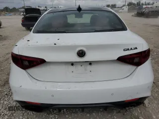 2019 Alfa Romeo Giulia Sport with VIN ZARFAMAN4K7612887, listed as a Copart auction lot 77937084 with 40,167 mi miles and Salvage Title. Bid and sale history available at carsss.com. Image 6.
