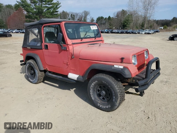 1993 Jeep Wrangler "S" with VIN 1J4FY19P6PP253652, listed as a Copart auction lot 54311795 with 308,487 mi miles and Clean Title. Bid and sale history available at carsss.com. Image 4.