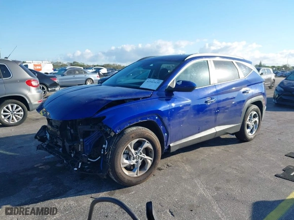 2024 Hyundai Tucson SEL with VIN 5NMJB3DE7RH302534, listed as a IAAI auction lot 41543439 with 15,471 mi miles. Bid and sale history available at carsss.com. Image 2.