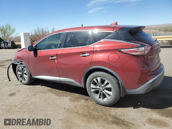 2018 Nissan Murano S z VIN 5N1AZ2MG6JN168738, wystawiony jako Copart lot #50242455 z przebiegiem 70 363 mil mil oraz Szkoda całkowita • Salvage title. Historia ofert i sprzedaży dostępna na DreamBid. Obrazek 2.