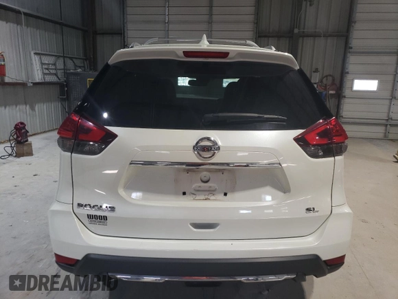 2017 Nissan Rogue SV with VIN 5N1AT2MT9HC799889, listed as a Copart auction lot 51762295 with 91,584 mi miles and Salvage Title. Bid and sale history available at carsss.com. Image 6.