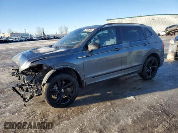 2024 Volkswagen Tiguan SE R-Line Black with VIN 3VV8B7AX9RM129190, listed as a Copart auction lot 88145965 with 3,921 mi miles and Salvage title. Bid and sale history available at DreamBid. Image 1.