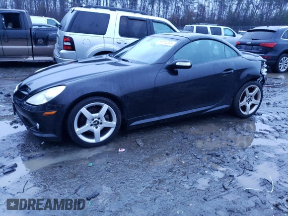 2006 Mercedes-Benz SLK 280 z VIN WDBWK54F66F094485, wystawiony jako Copart lot #41448185 z przebiegiem 34 990 mil mil oraz Nie do naprawy. Historia ofert i sprzedaży dostępna na DreamBid. Obrazek 1.