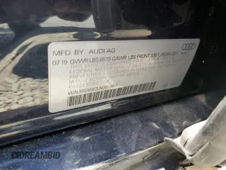 2020 Audi S8 z VIN WAU8SAF87LN001957, wystawiony jako Copart lot #56478595 z przebiegiem 29 148 mil mil oraz Szkody całkowita. Historia ofert i sprzedaży dostępna na DreamBid. Obrazek 13.
