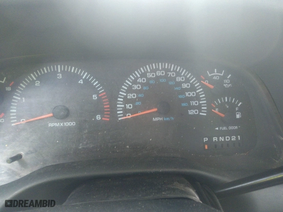 2000 Dodge Ram 1500 with VIN 1B7HF16Y4YS557109, listed as a IAAI auction lot 36011985 with 1 mi miles. Bid and sale history available at carsss.com. Image 6.