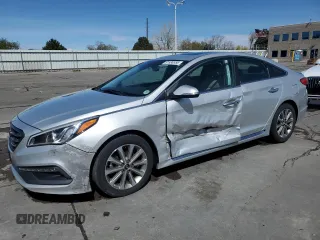 2016 Hyundai Sonata Sport with VIN 5NPE34AF1GH303597, listed as a Copart auction lot 51538355 with 102,229 mi miles and Salvage Title. Bid and sale history available at carsss.com. Image 1.
