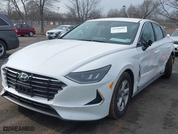 2022 Hyundai Sonata SE with VIN 5NPEG4JA9NH147654, listed as a IAAI auction lot 41466868 with 26,504 mi miles. Bid and sale history available at carsss.com. Image 17.